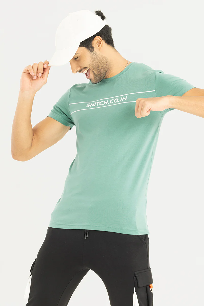 Embossed Logo Green T-Shirt - republicanstateiEmbossed Logo Green T-Shirt - republicanstatei
