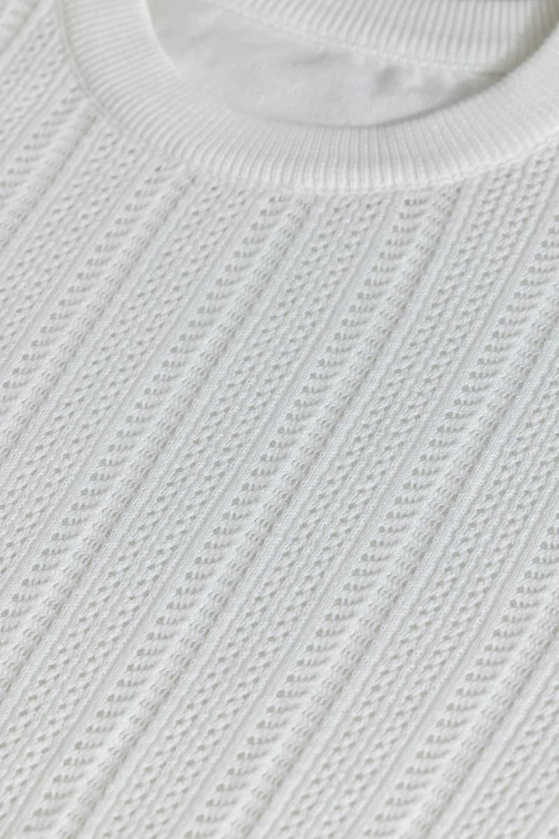 Smooth Knit White T-Shirt - republicanstateiSmooth Knit White T-Shirt - republicanstatei