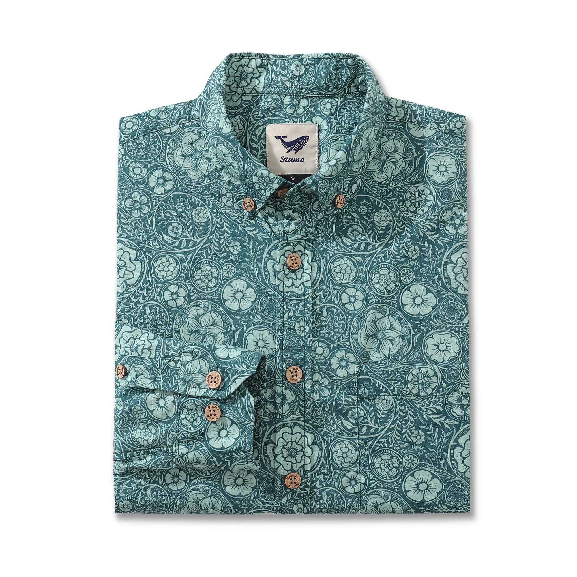 Men's Hawaiian Shirt Pen Flourish Flowers By Mairin Kareli Cotton Button-down Long Sleeve Aloha Shirt - republicanstateiMen's Hawaiian Shirt Pen Flourish Flowers By Mairin Kareli Cotton Button-down Long Sleeve Aloha Shirt - republicanstatei