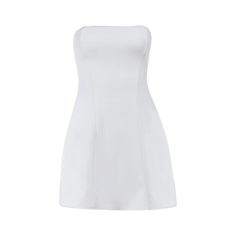 Backless bowknot tube mini dress - republicanstateiBackless bowknot tube mini dress - republicanstatei
