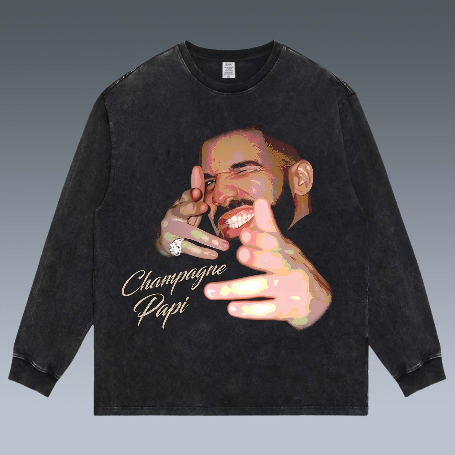 VINTAGE LONG SLEEVE TEE | DRAKE - republicanstateiVINTAGE LONG SLEEVE TEE | DRAKE - republicanstatei