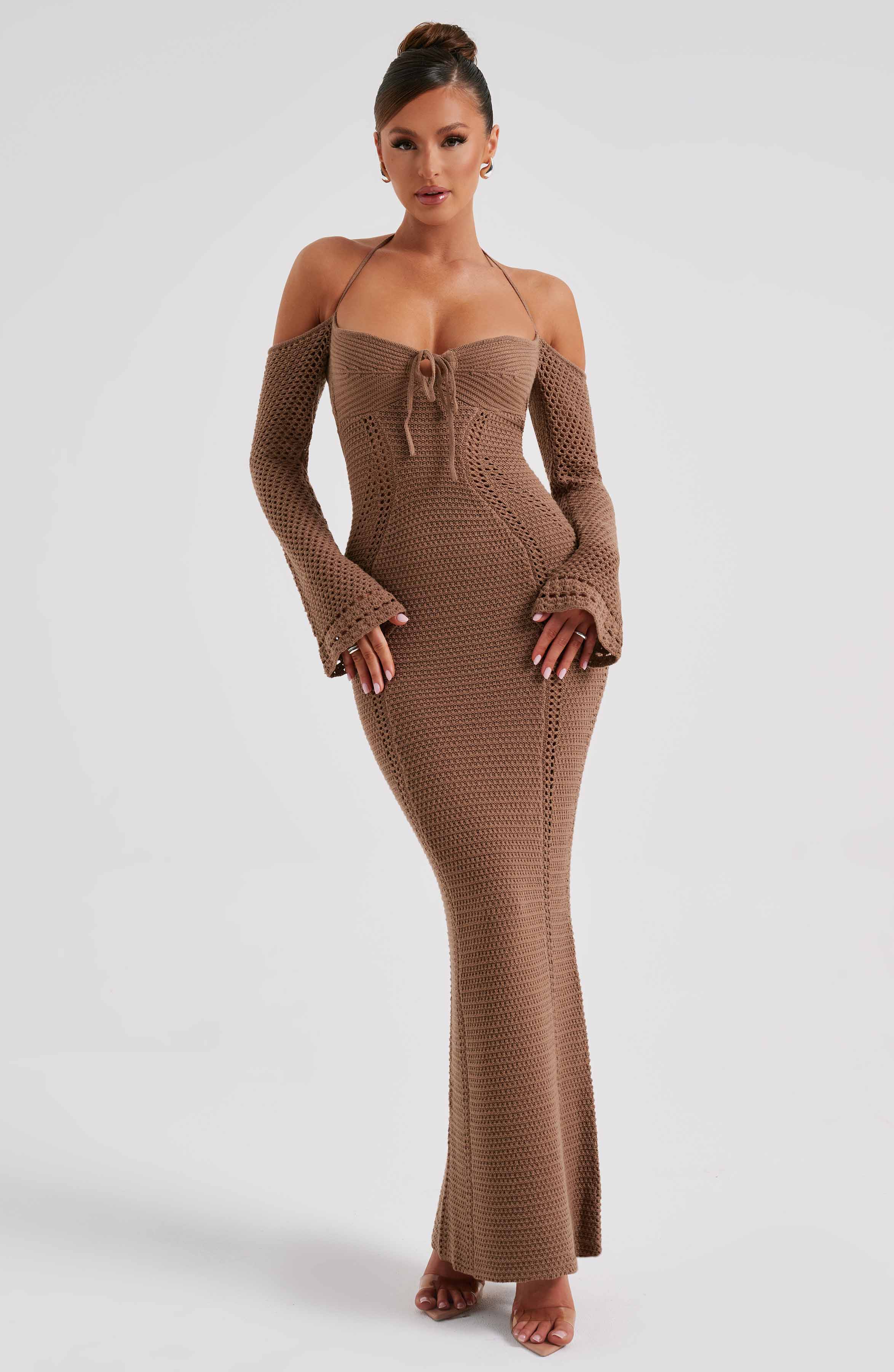 Samariah Maxi Dress - Chocolate - republicanstateiSamariah Maxi Dress - Chocolate - republicanstatei