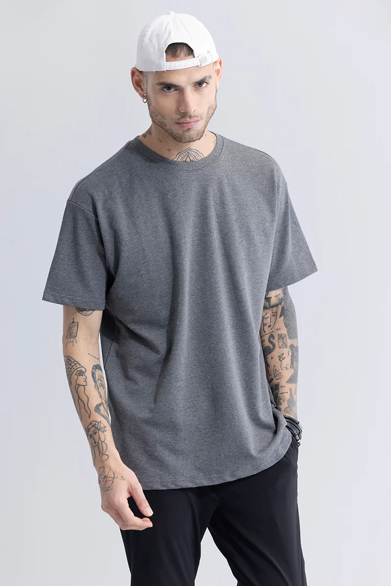 Solitude Grey Oversized T-Shirt - republicanstateiSolitude Grey Oversized T-Shirt - republicanstatei