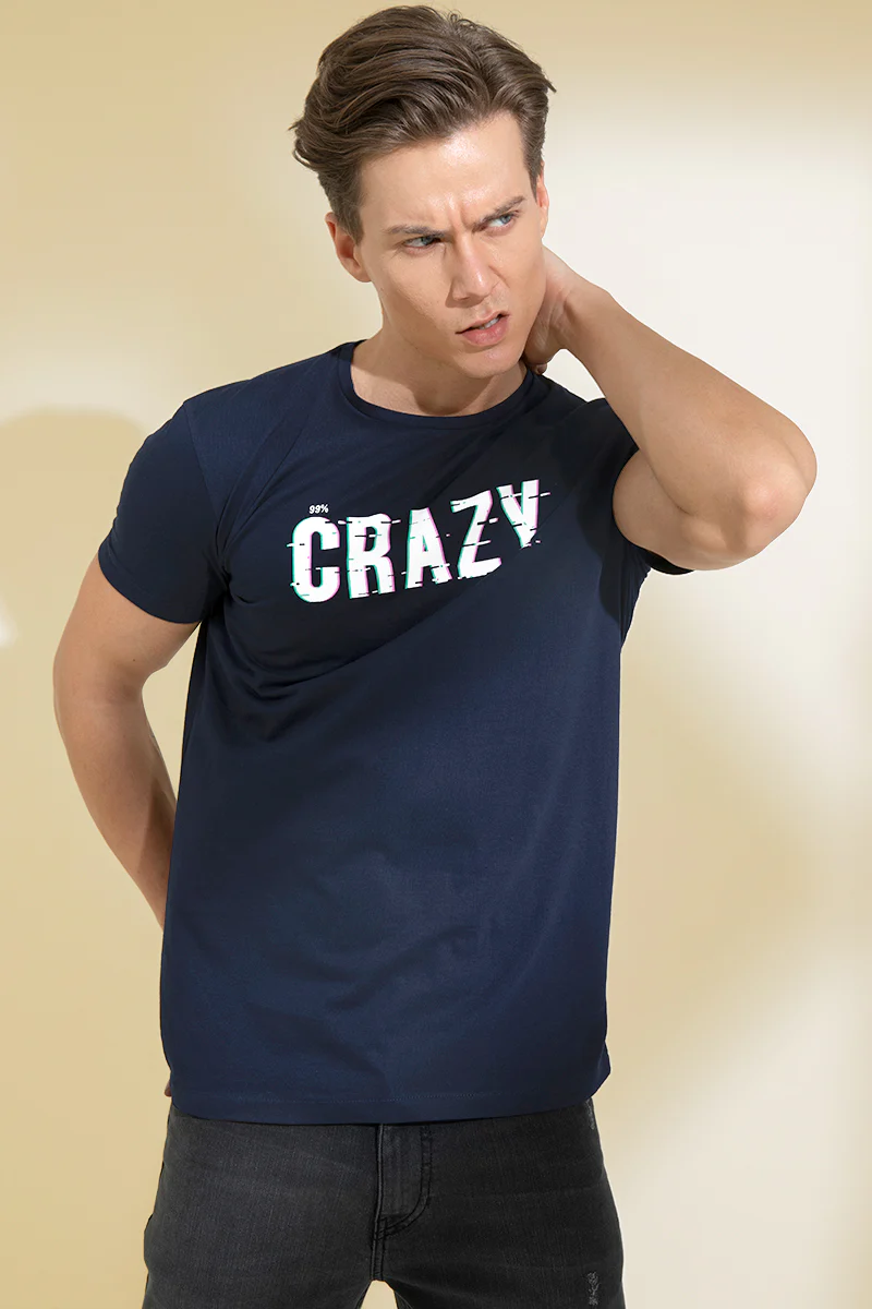 Crazy Navy Graphic T-Shirt - republicanstateiCrazy Navy Graphic T-Shirt - republicanstatei