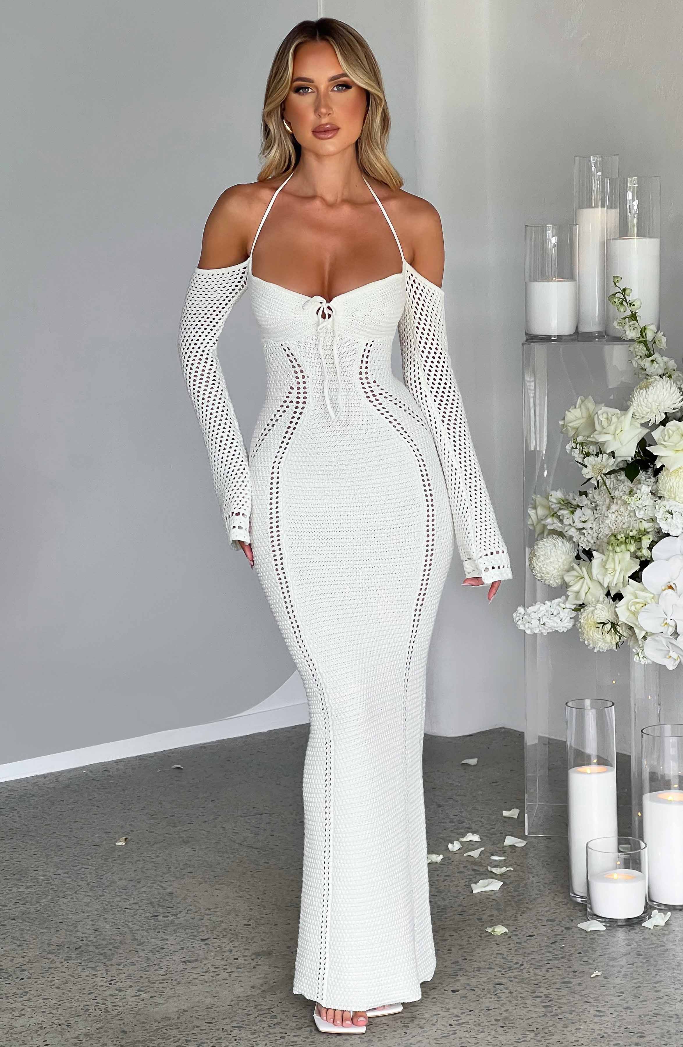 Samariah Maxi Dress - White - republicanstateiSamariah Maxi Dress - White - republicanstatei
