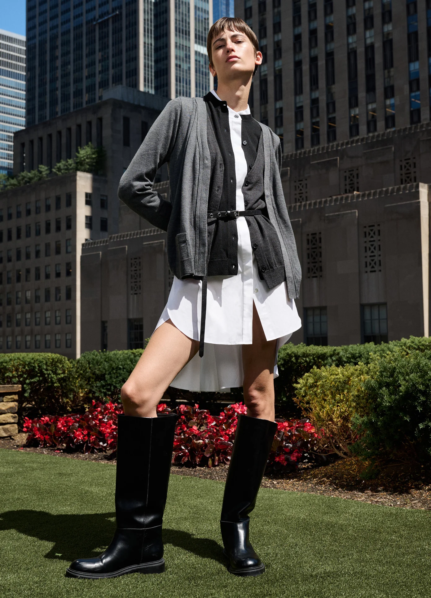 Triple Layered Cardigan - republicanstateiTriple Layered Cardigan - republicanstatei
