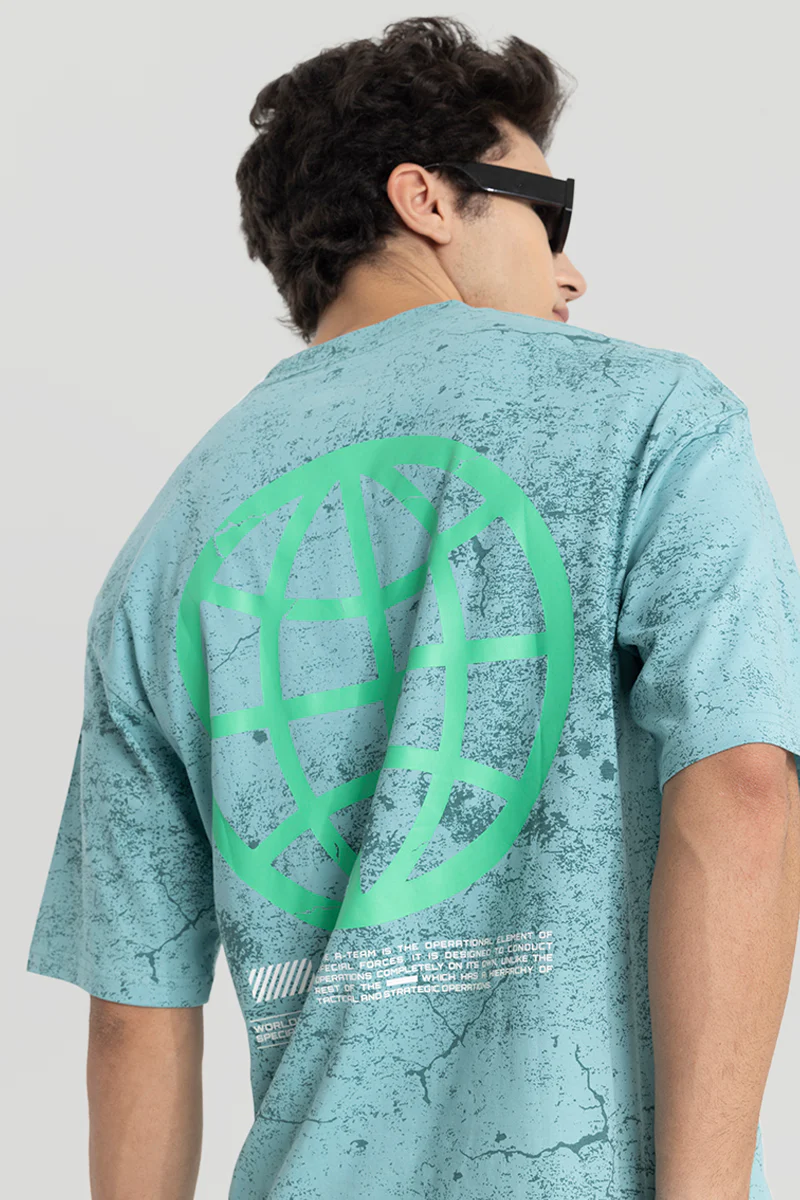 Worldwide Blue Oversized T-Shirt - republicanstateiWorldwide Blue Oversized T-Shirt - republicanstatei