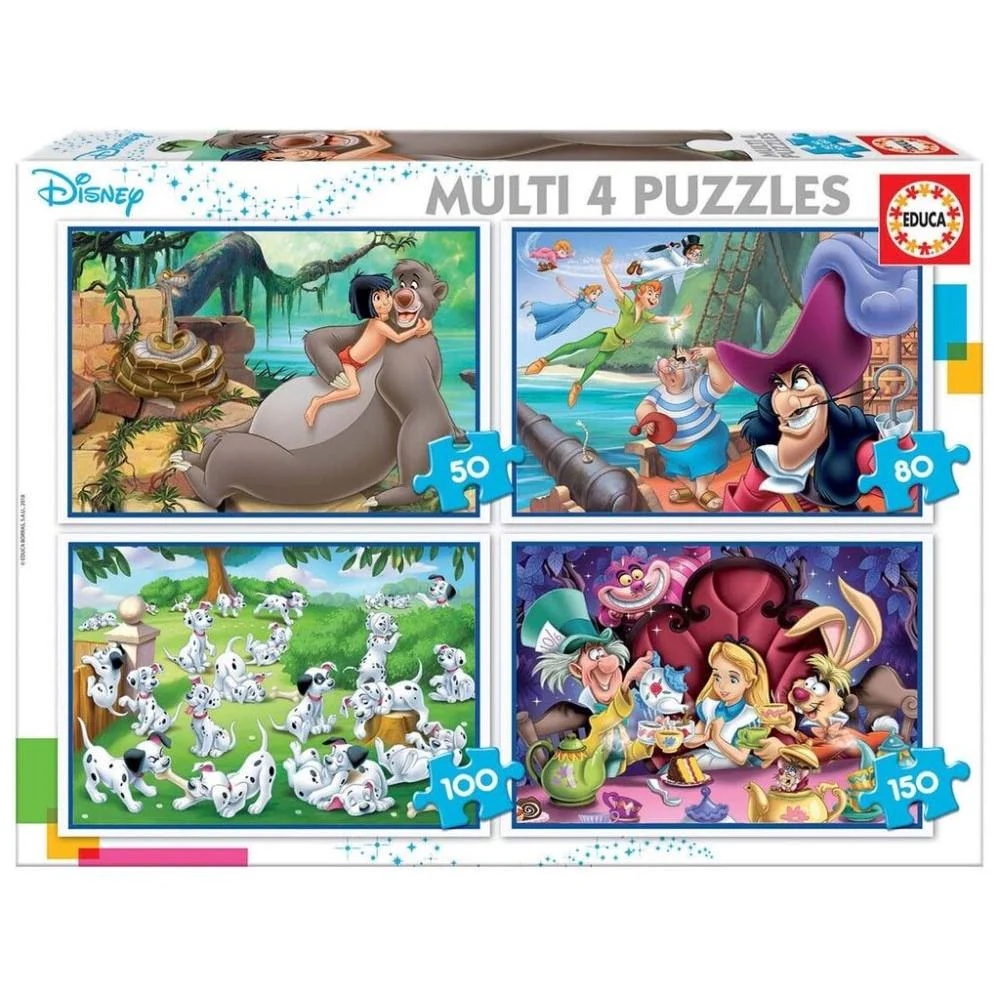 Disney 4i1 Puslespil - tumbierware