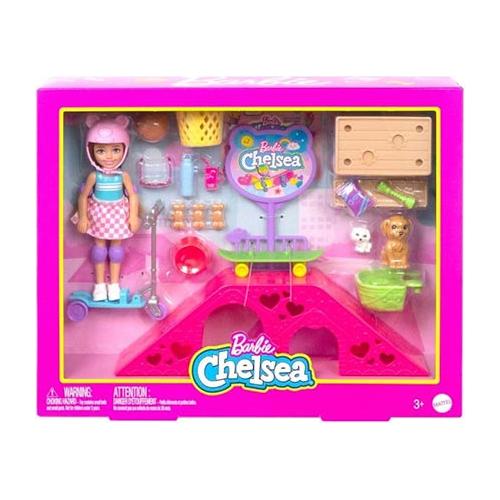 Barbie Chelsea legesæt - Skatepark - tumbierware