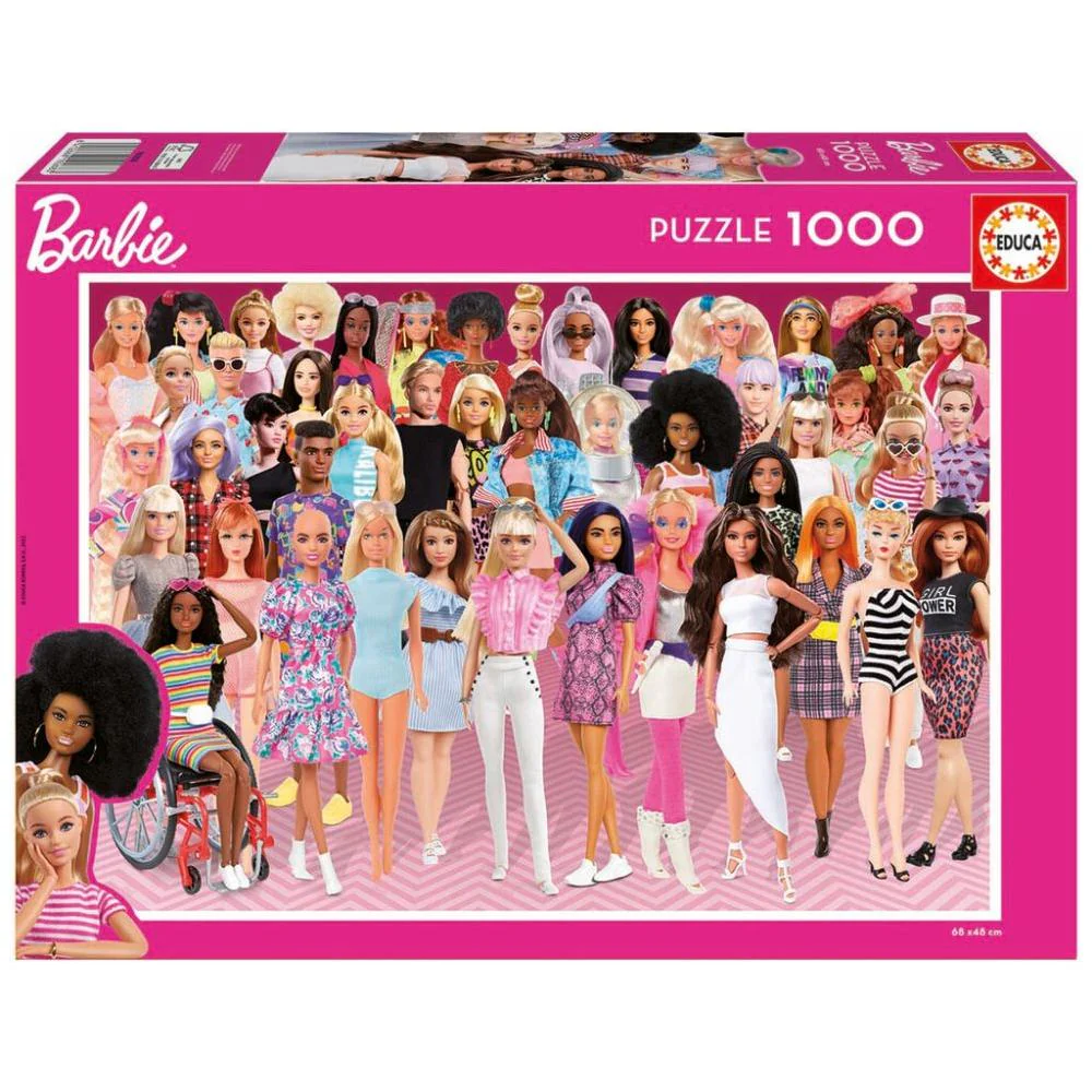 Barbie Puslespil - 1000 Brikker - tumbierware