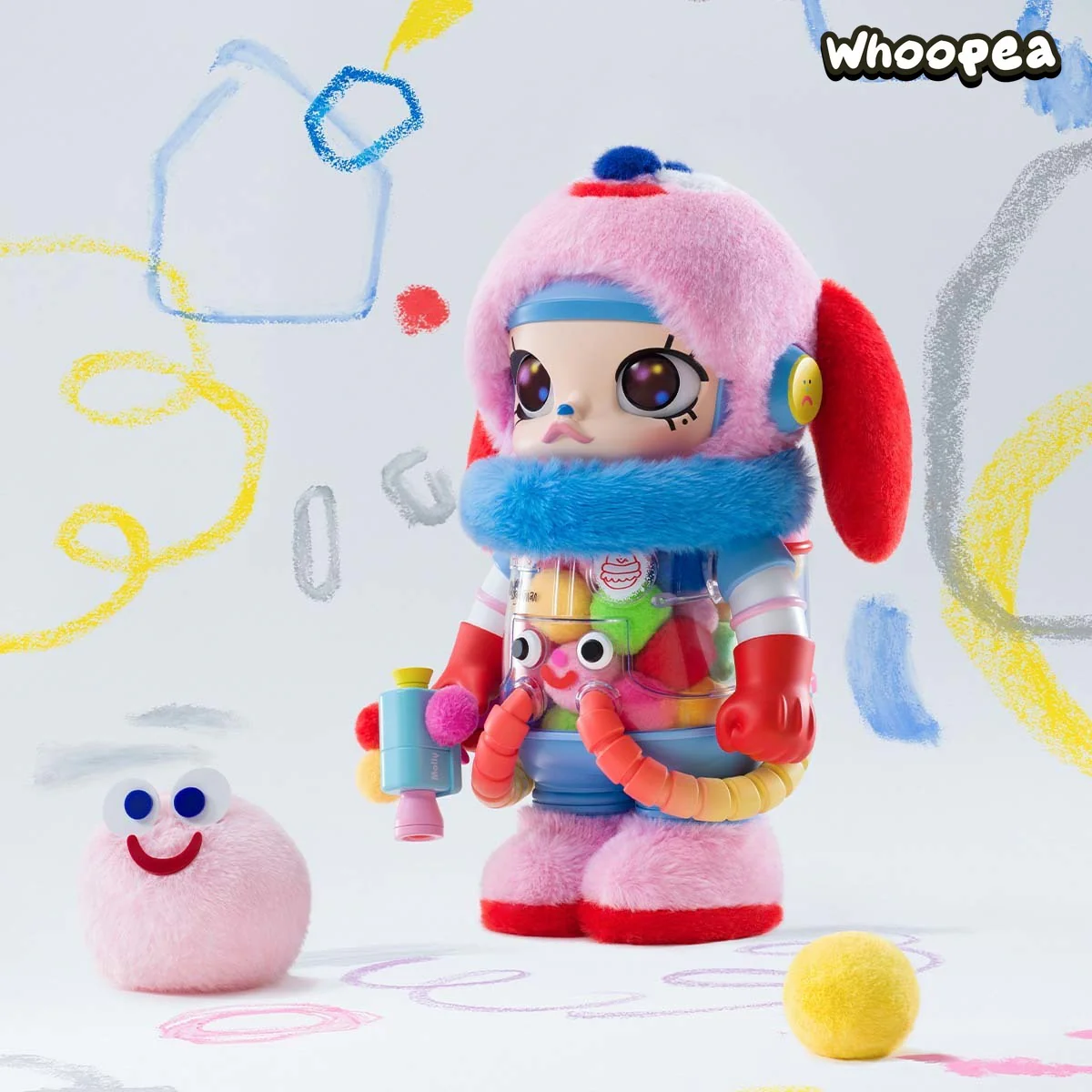 MEGA SPACE MOLLY 400% Jon Burgerman - tumbierware
