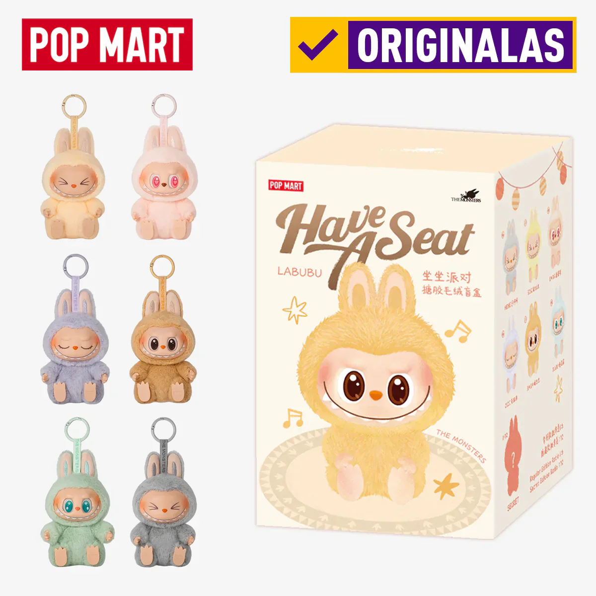 ORIGINALAS | Labubu Have a Seat DIDELĖ DĖŽĖ nuo Pop Mart (komplektas iš 6 dėžučių viduje) - tumbierware