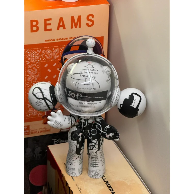 MEGA α SKULLPANDA Jean-Michel Basquiat 400% Secret 002 Limited Figurine - tumbierware