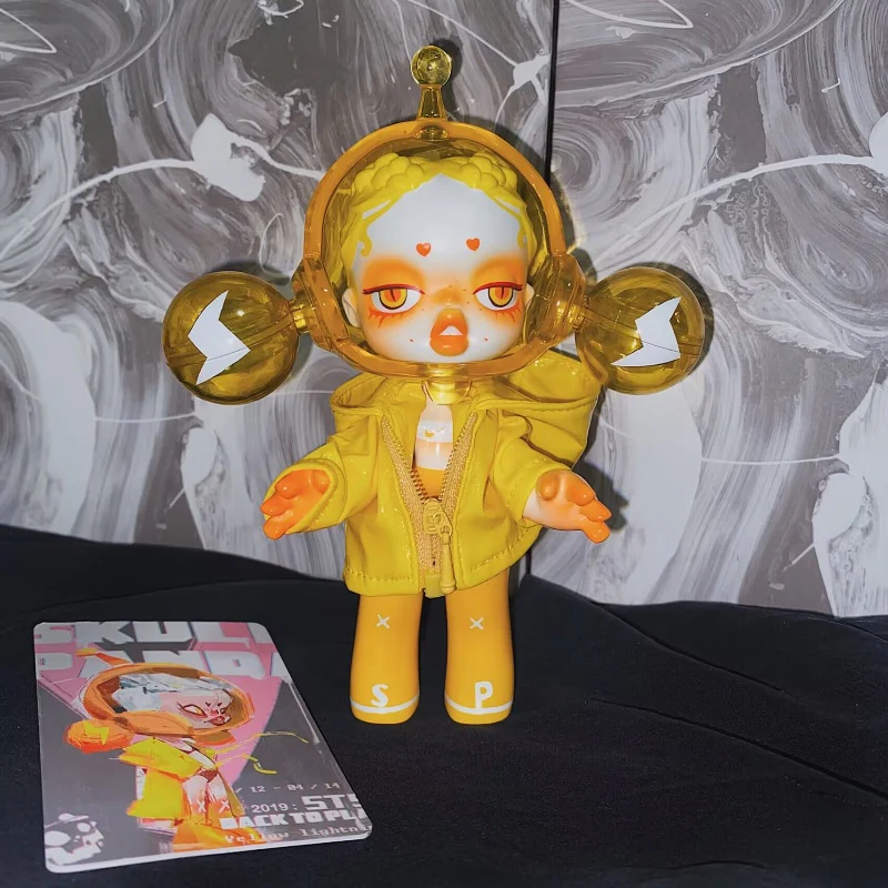 Skullpanda Yellow Lightning Limited Figurine - tumbierware