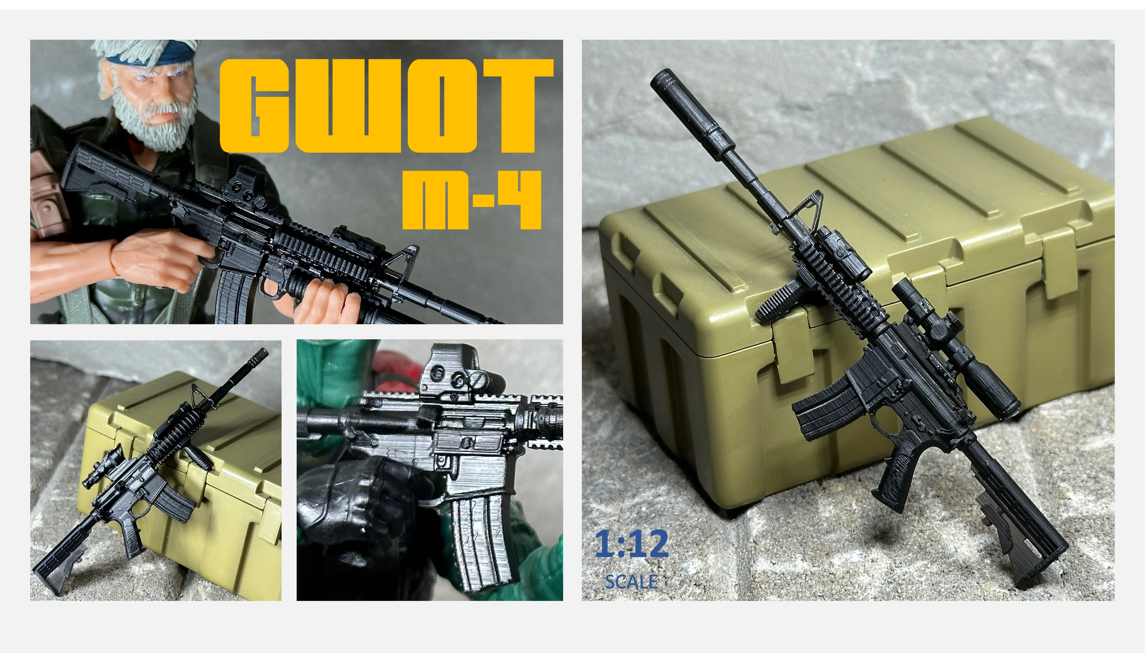 GWOT M-4 1:12 Scale - tumbierware