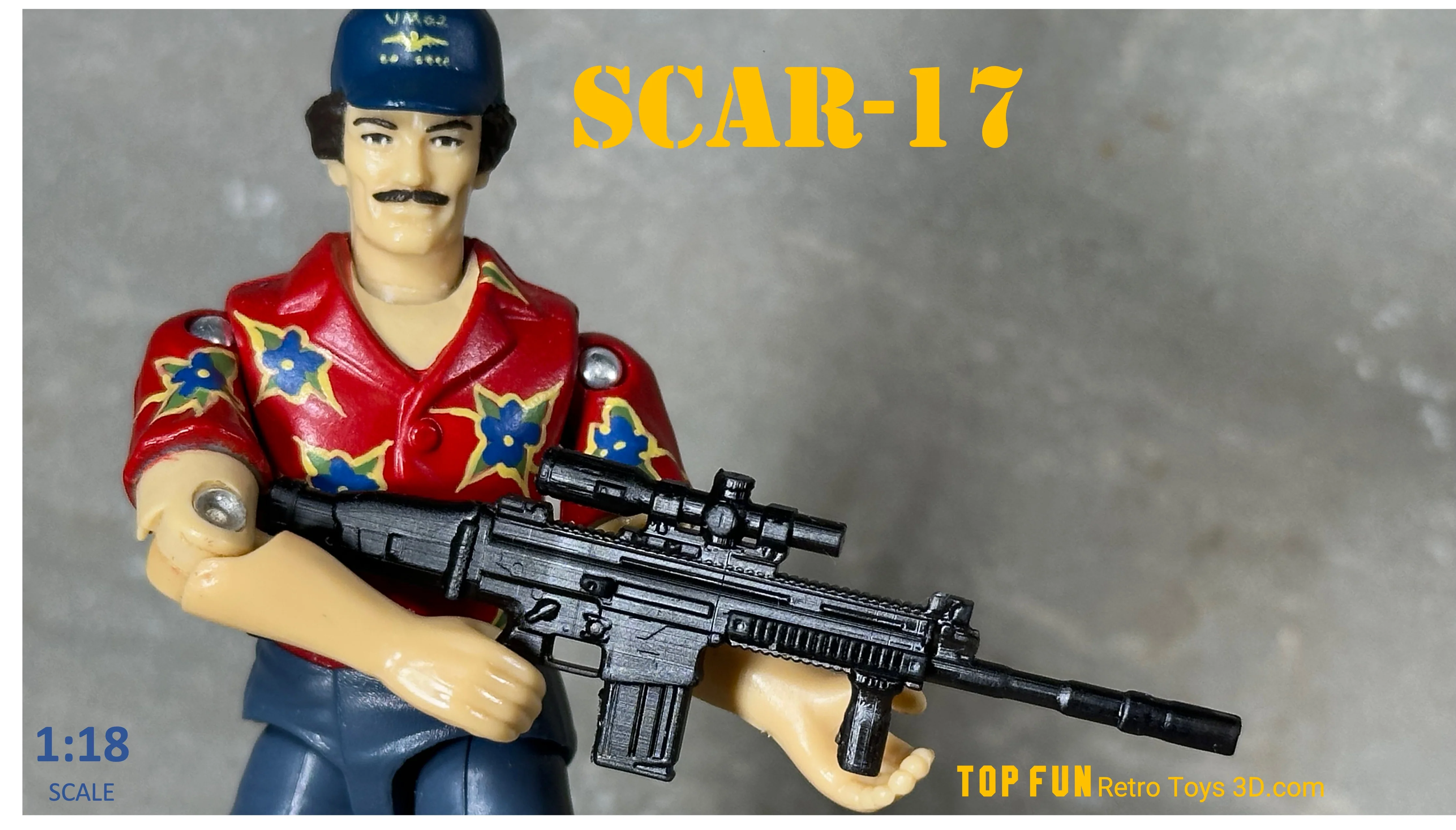 SCAR 17 1:18 Scale - tumbierware