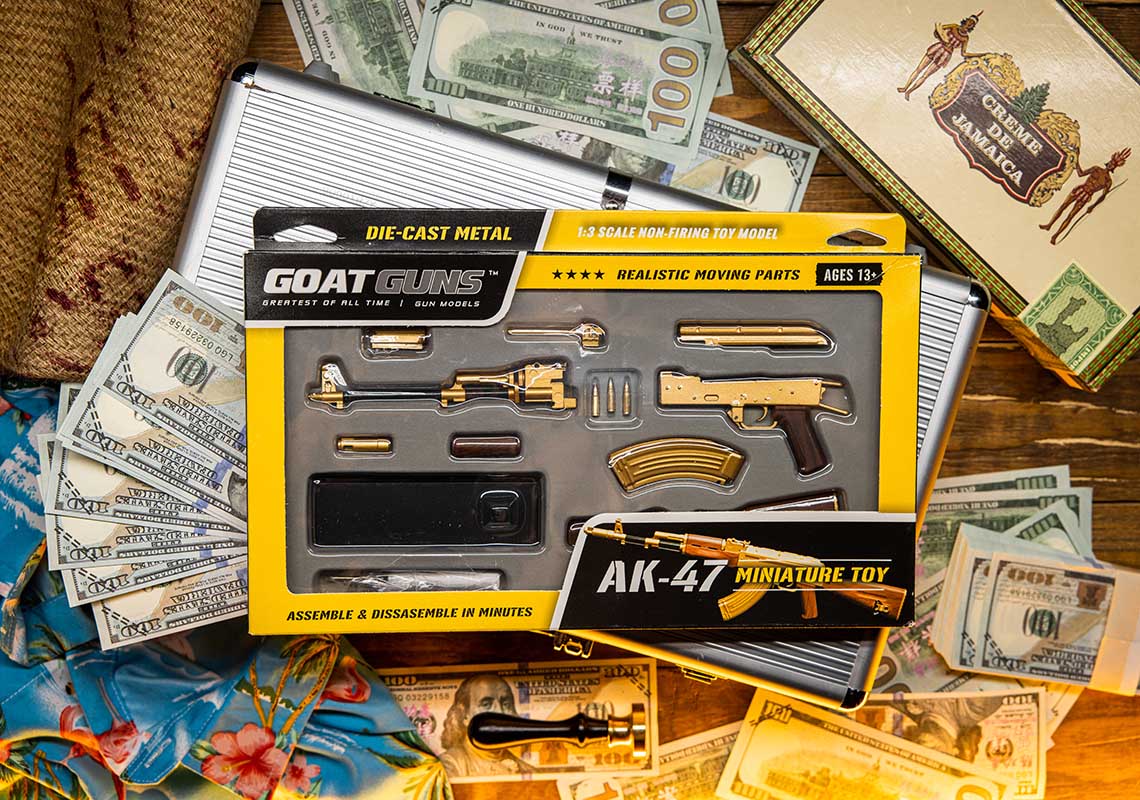 AK47 Model - Gold - tumbierware