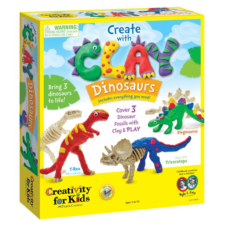 Create With Clay Dinosaurs - tumbierware