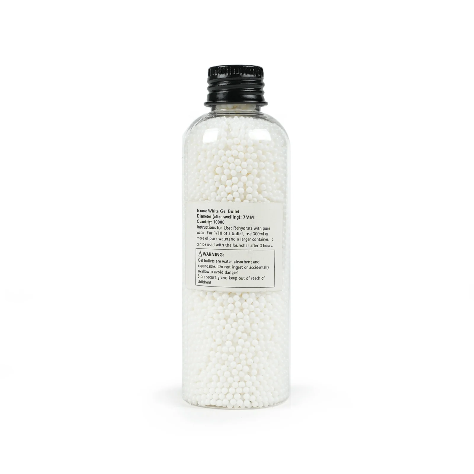 White Hardened Gel Balls - tumbierware