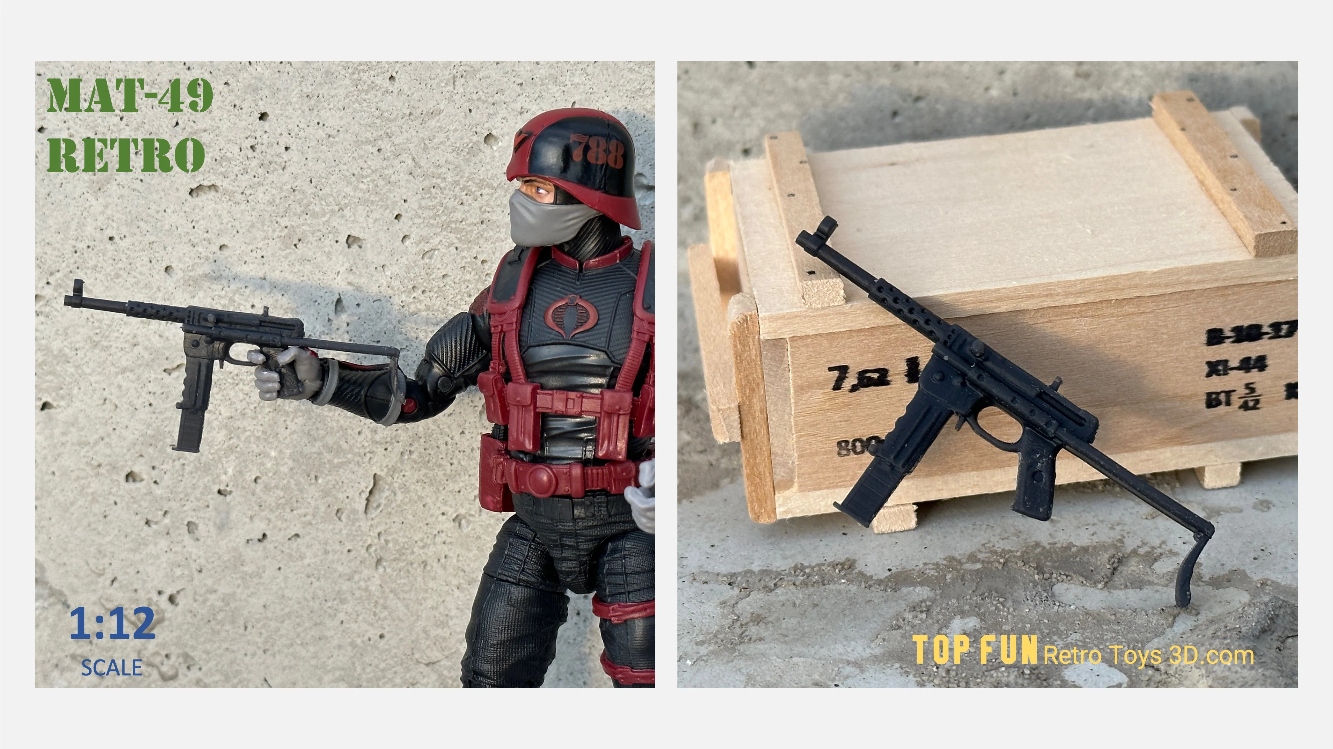 MAT-49 Series 1:12 Scale - tumbierware