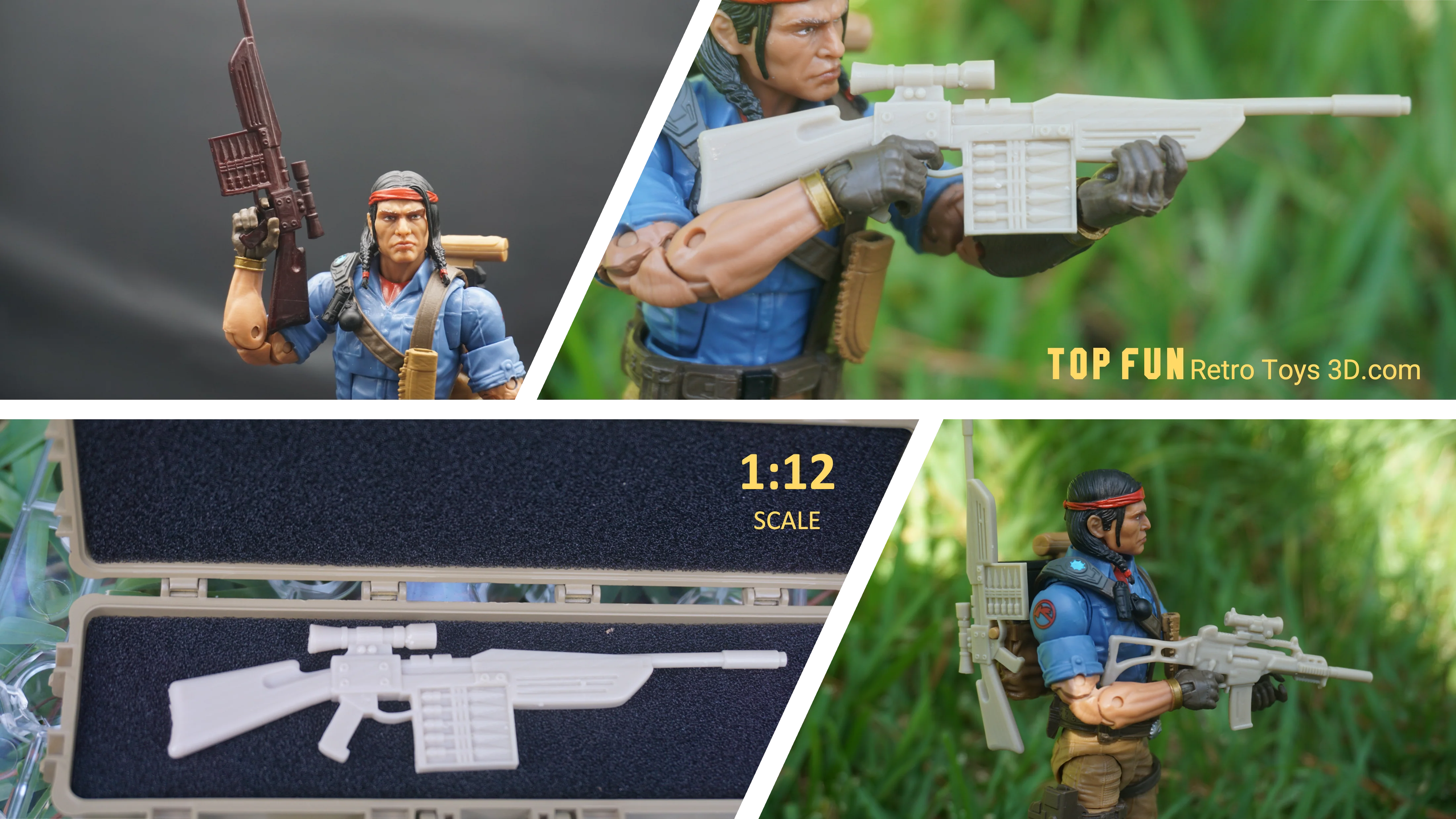 Spirit ARAH Rifle 1:12 Scale - tumbierware