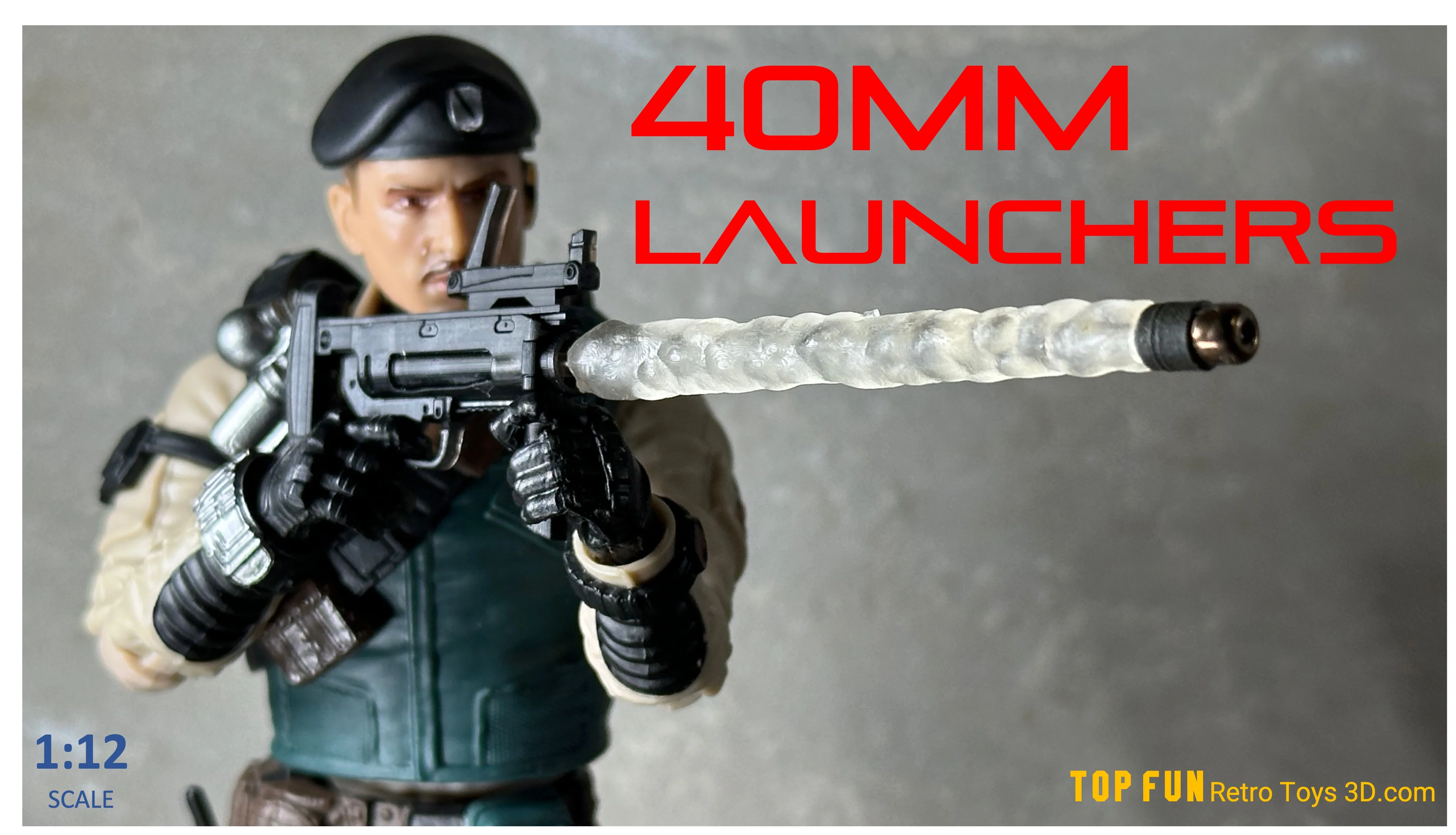 40mm Launchers 1:12 Scale - tumbierware