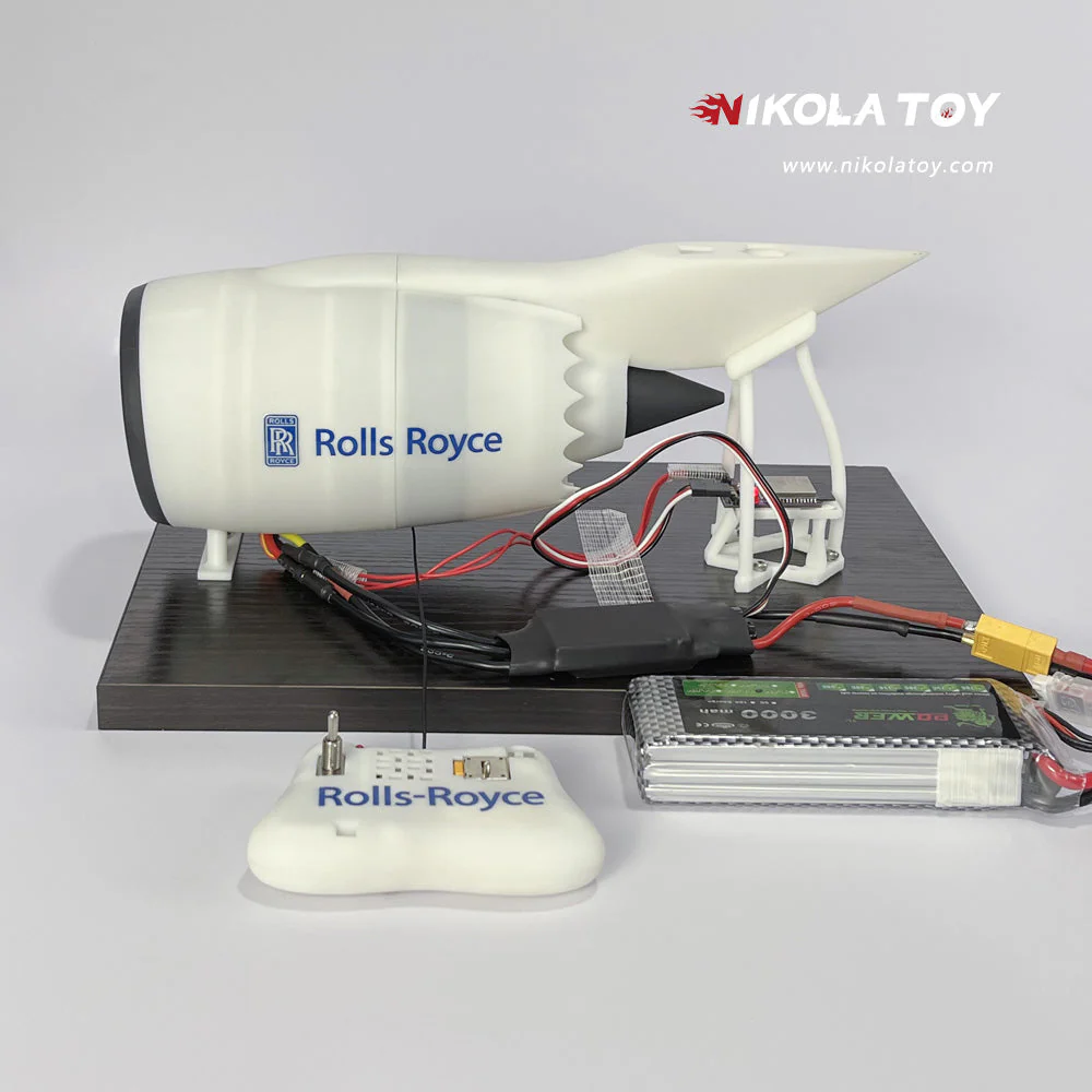 NikolaToy™ TR900 Turbofan engine RC model with reverse thrust function - tumbierware