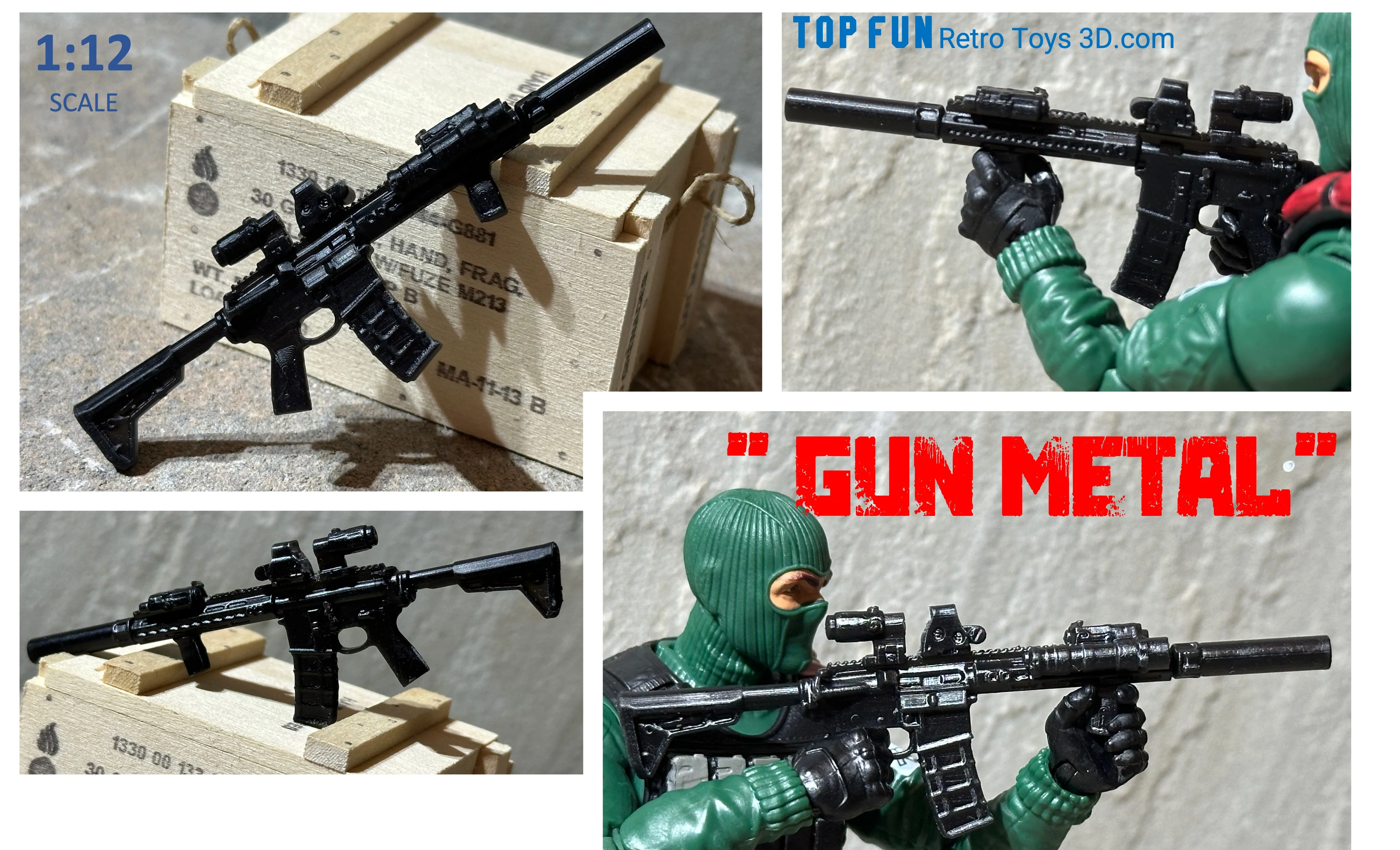 DDM4 MK 18 Rake 1:12 Scale - tumbierware