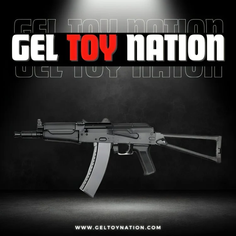 GEL TOY NATION AK74U Electric Blowback Gel Blaster With Folding Stock - tumbierware