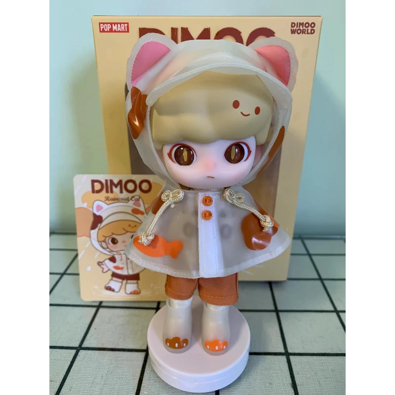DIMOO Raincoat Cat Action Figure - tumbierware