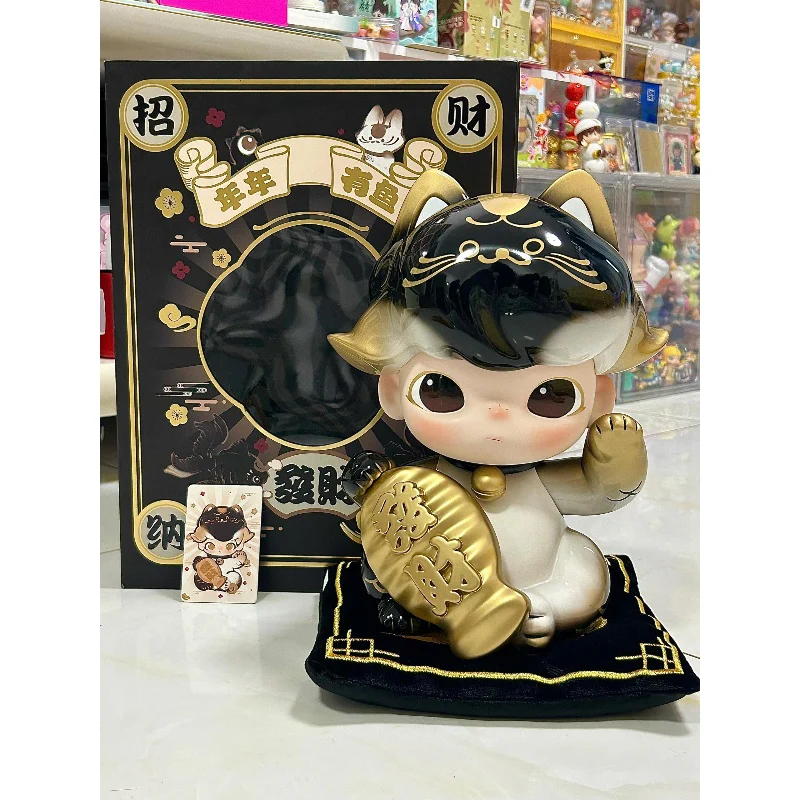 DIMOO Maneki Neko Black Carp Limited Figure - tumbierware