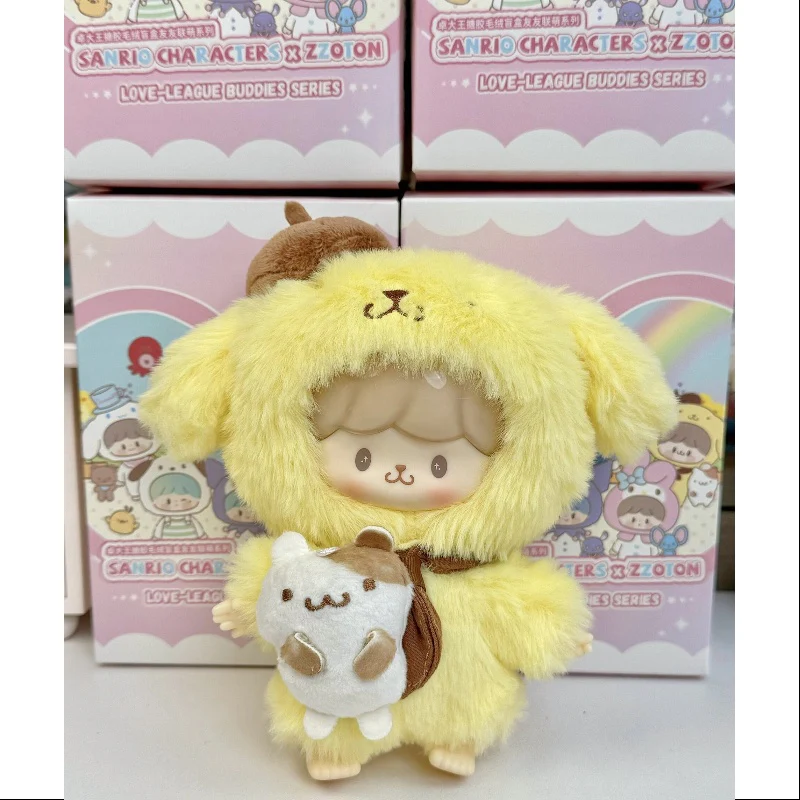 zZoton Sanrio Characters Love League Buddies Series Vinyl Plush Doll Pompompurin zZoton - tumbierware