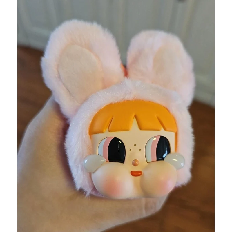 Crybaby Powerpuff Girls vinyl face pendant keychain Series Bunny Blossom - tumbierware