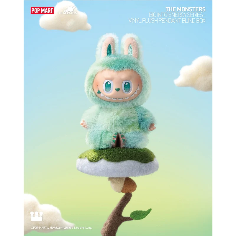 Labubu The Monsters Big into Energy Series Vinyl Plush Pendant Serenity - tumbierware