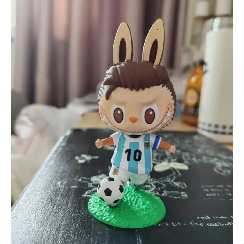 Labubu The Monsters Argentina Soccer Football Team Series Lionel Messi Dribbling - tumbierware