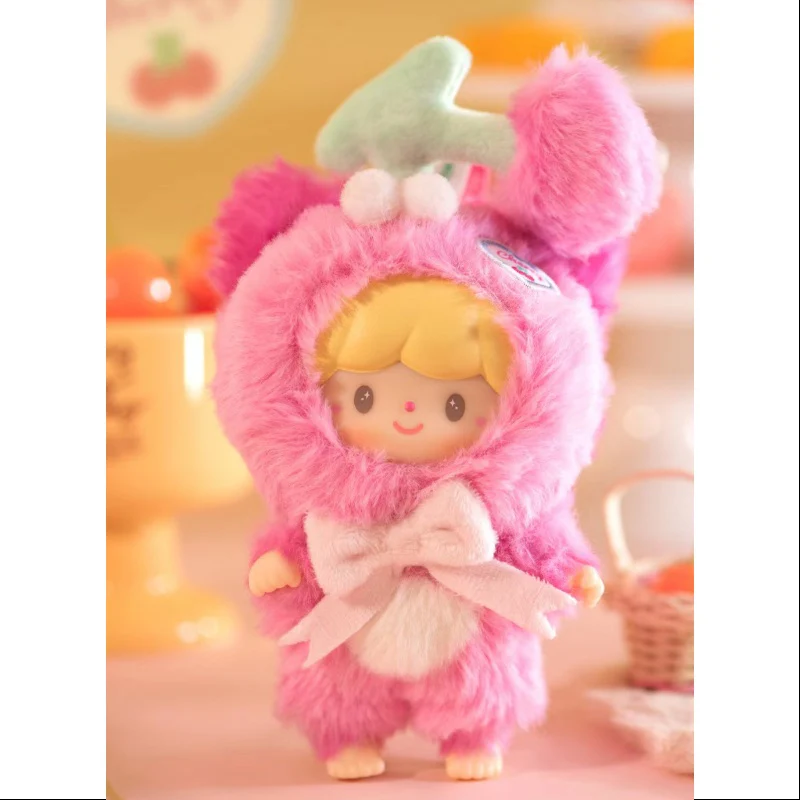 zZoton My little cat Fruit Party Series Thailand limited Vinyl Plush Doll Secret Cherry Cat zZoton(1/72) - tumbierware