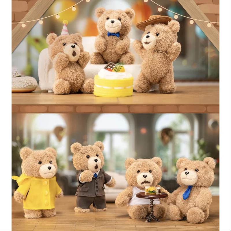 Ted2 Teddy Bear Action Plush Pendant Series Whole Set Brand New With Plastic - tumbierware