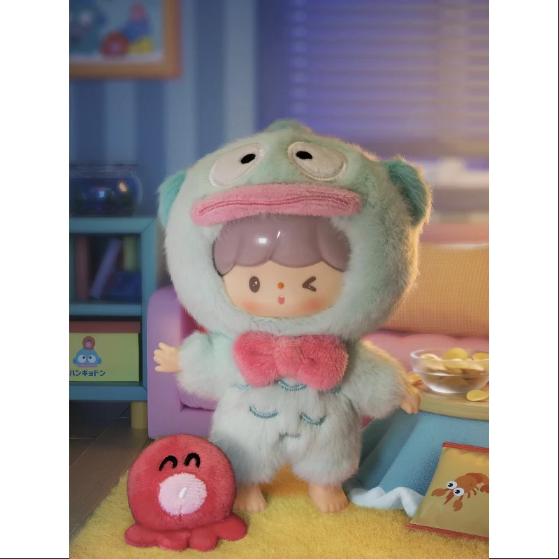 zZoton Sanrio Characters Love League Buddies Series Vinyl Plush Doll Hangyodon zZoton - tumbierware