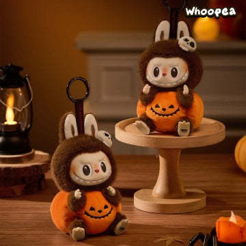 LABUBU Happy Halloween Party Series-Sitting Pumpkin Vinyl Plush Pendant - tumbierware