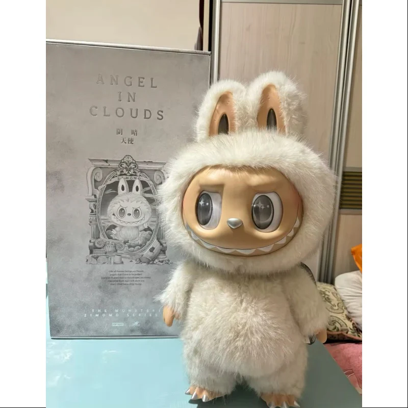 Labubu The Monsters Zimomo Angel in Clouds Vinyl Plush Doll 2024 Limited Edition - tumbierware