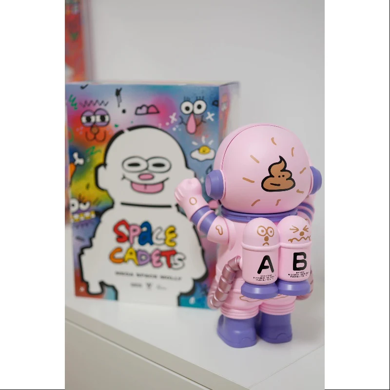MEGA SPACE MOLLY 400% Jon Burgerman Space Cadets Series PUPU 2025 Limited Edition - tumbierware