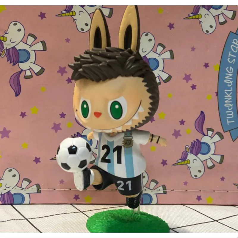 Labubu The Monsters Argentina Soccer Football Team Series Paulo Dybala Skills - tumbierware