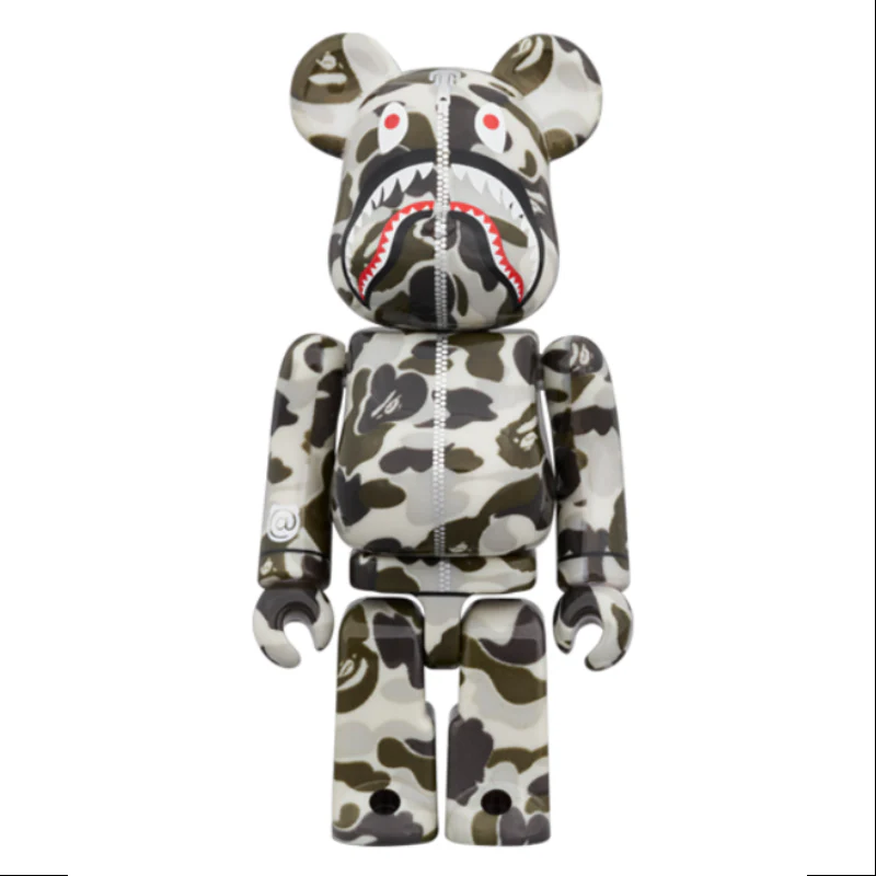 Bearbrick Bape Canada Goose Shark 400% & 100% 3PCS Be@rbrick 2024 Limited - tumbierware