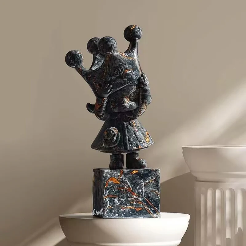 MOLLY Anniversary Statues Classical Retro 2 Series Secret MC MOLLY(Black Stone) - tumbierware