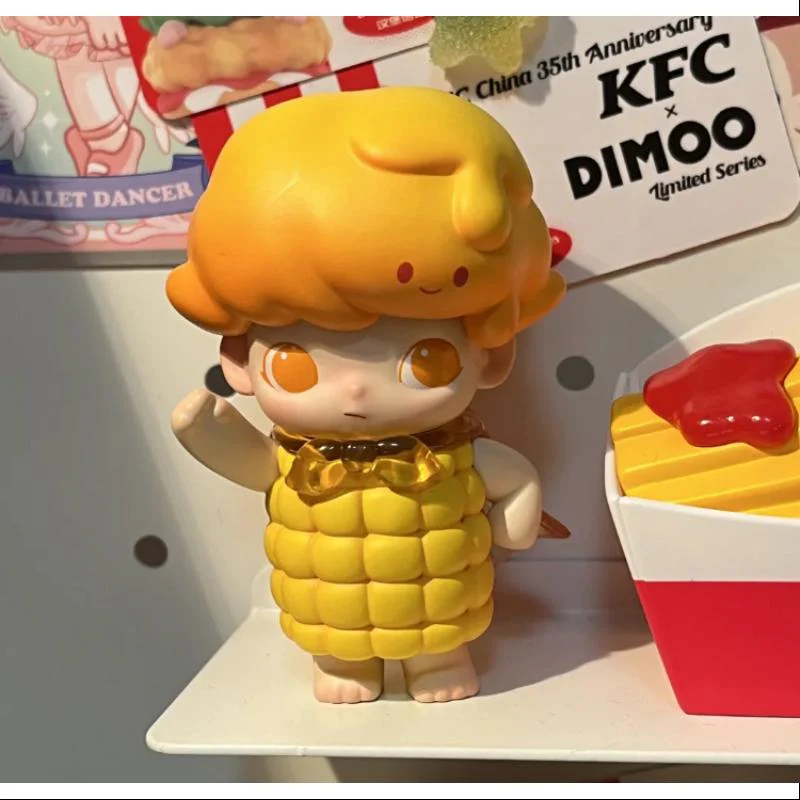 DIMOO Pop Mart DIMOO KFC China 35th Anniversary BUCKET Series Sweet Corn - tumbierware