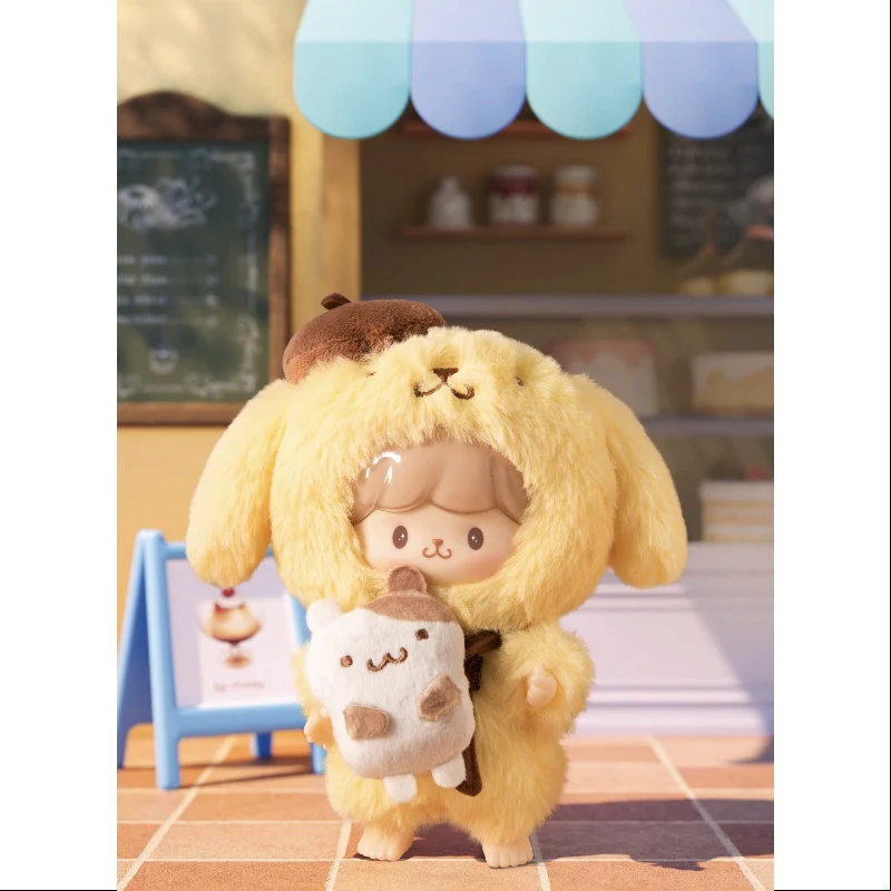zZoton Sanrio Characters Love League Buddies Series Vinyl Plush Doll Pompompurin zZoton - tumbierware