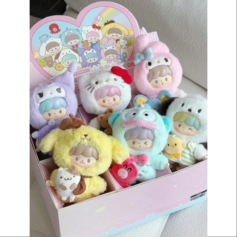 zZoton Sanrio Characters Love League Buddies Series Vinyl Plush Doll Whole Set Opened - tumbierware
