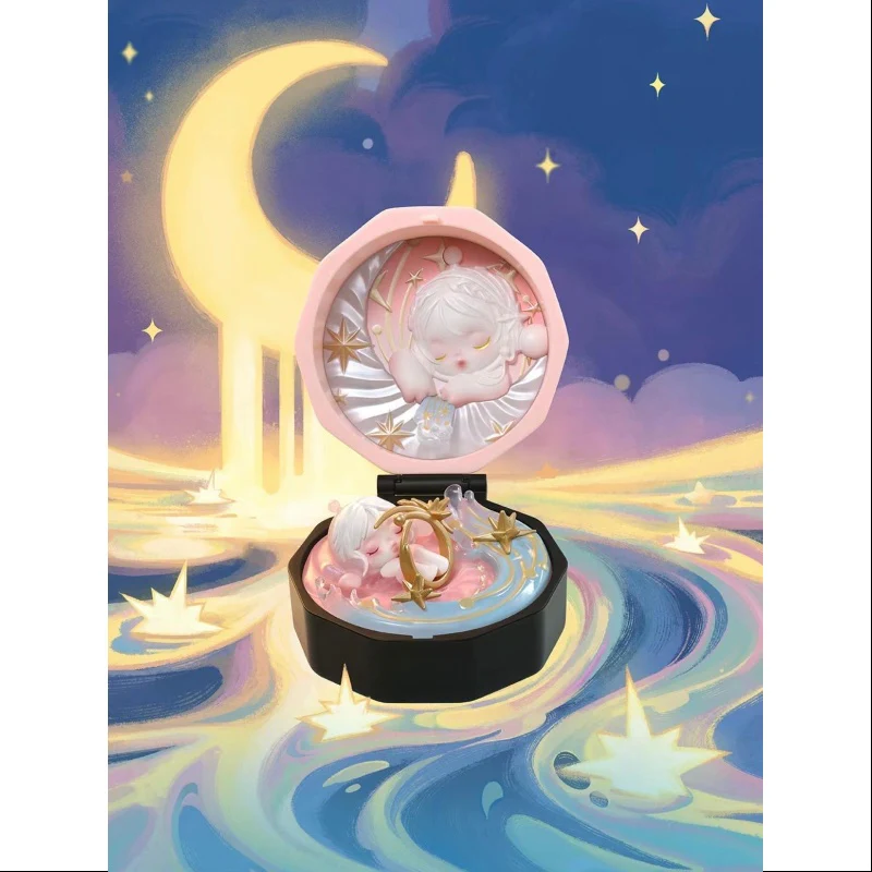 Skullpanda Pop Mart Romantic Ring Box Series 4 Skullpanda Melody of Moonlight - tumbierware
