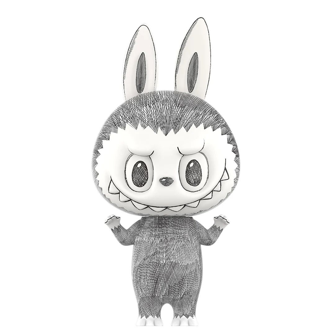 POP MART MEGA LABUBU 400% Sketch - tumbierware