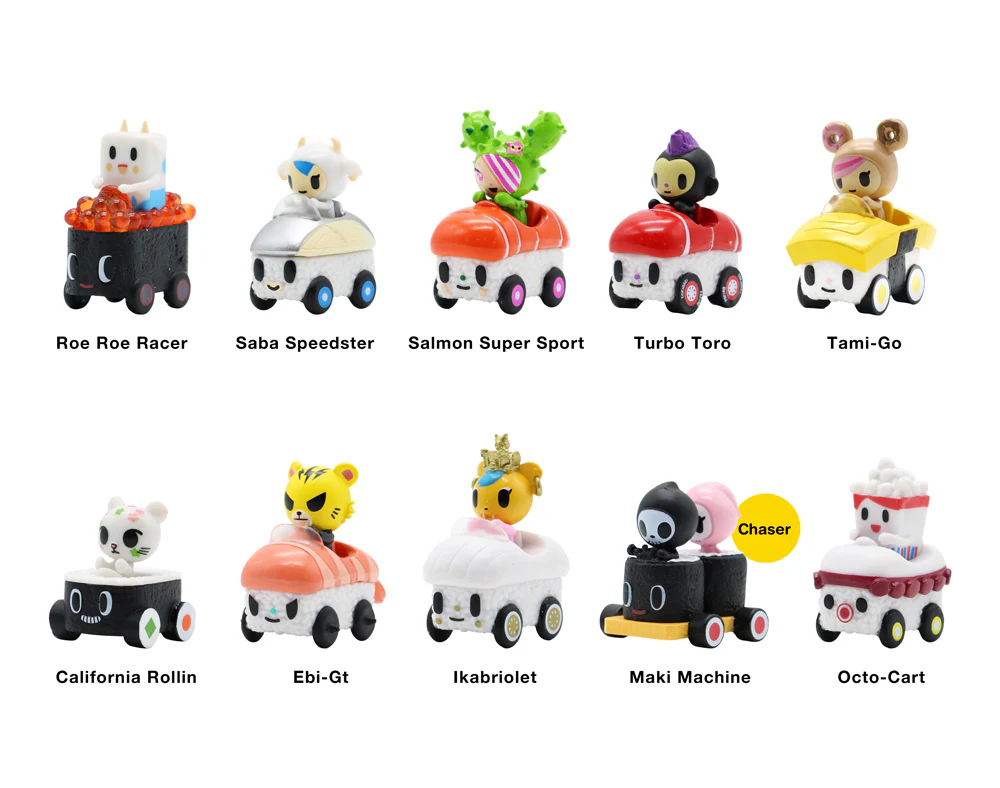 Sushi Cars Minis Blind Bag - tumbierware